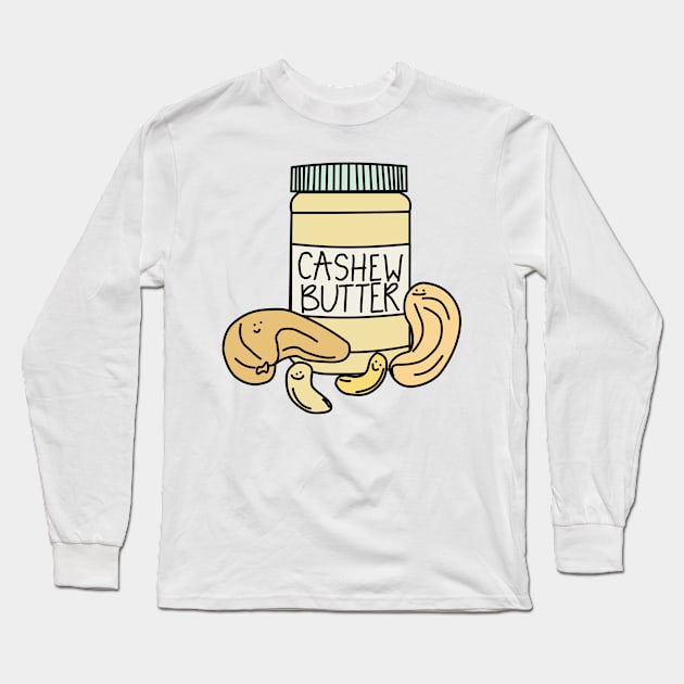 Cashew Nuts, Butter Long Sleeve T-Shirt by My Bright Ink